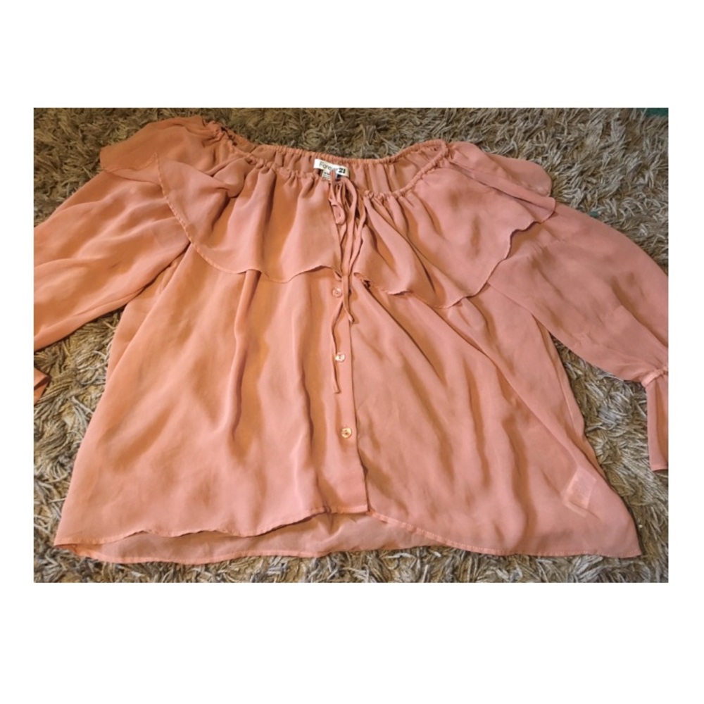 Forever 21 salmon color blouse!
